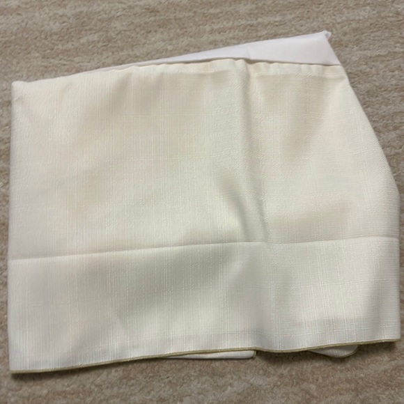 NWOT Gender Neutral Crib Linen Look Crib Skirt/Dust Ruffle in beige! Sunday only - Picture 2 of 15
